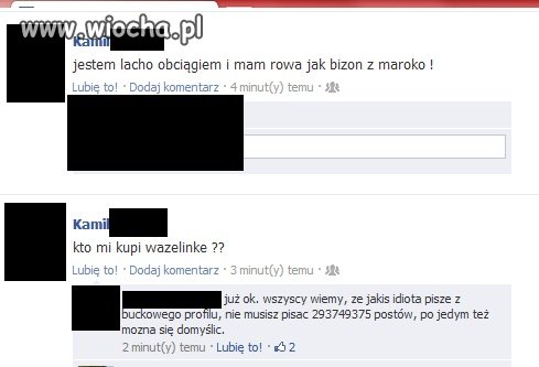 Mądrość ludzi okazywana na fejsie