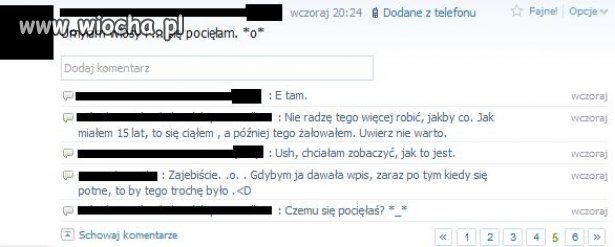 Pocięłam się bo chciałam zobaczyć jak to jest...