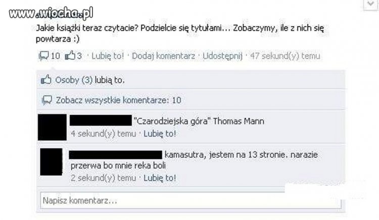 Fejs i EMPIK Jakie książki czytacie...