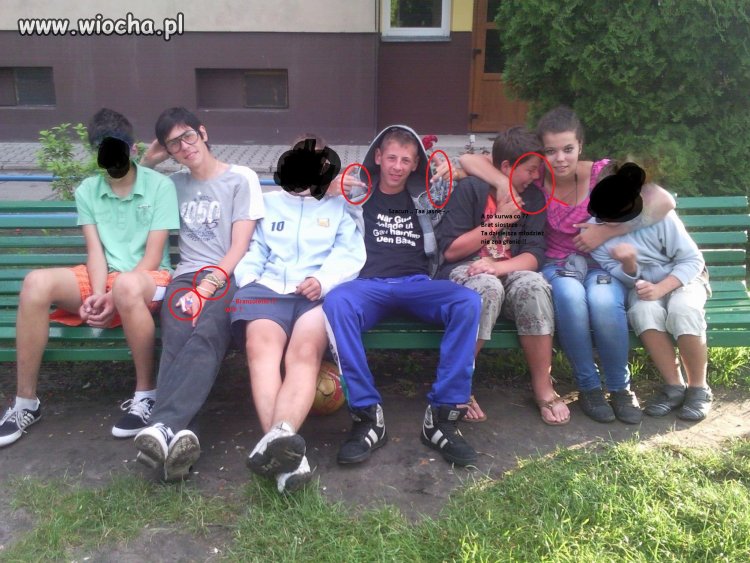 Lans na ławce.