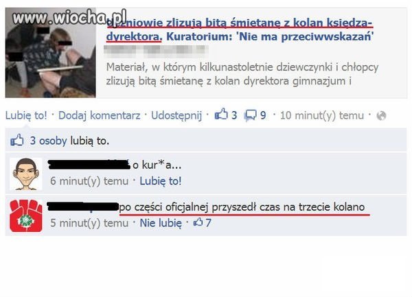 Śmietana z kolana