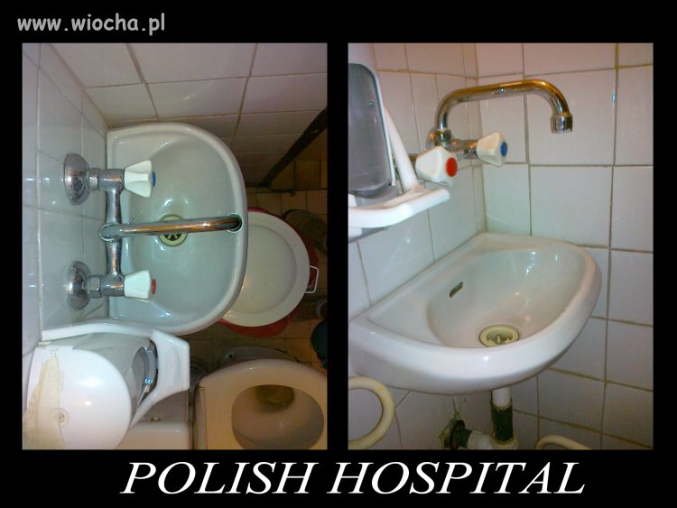 Tymczasem w polskim szpitalu...