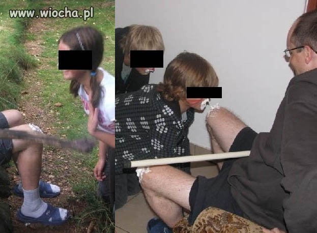 Gimnazjaliści LIŻĄ KOLANA KSIĘDZA!