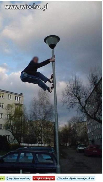 Można i też tak...Na latarni