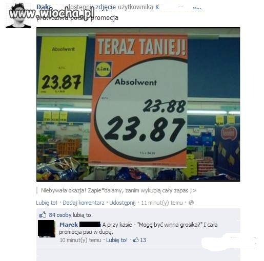 LIDL i... TERAZ TANIEJ!