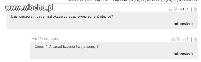 Komentarz pod artykułem: 