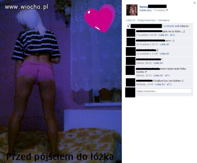 Zdjęcie przed pójściem spać 