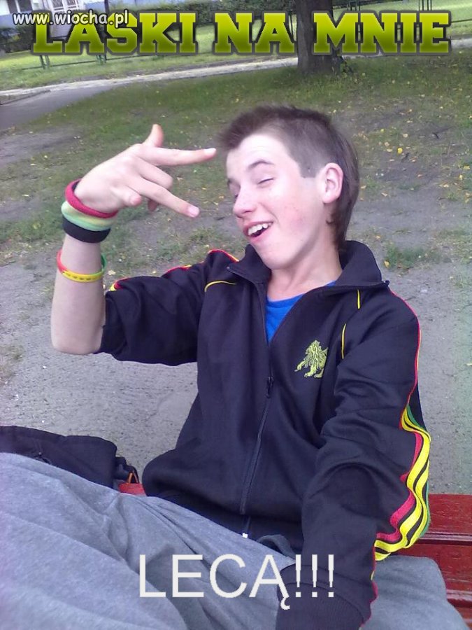 Fan reggae z dzióbkiem 