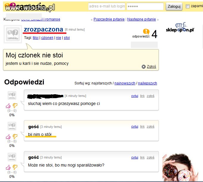 Od kiedy ona ma...