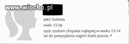 13-latka dziś wieczorem