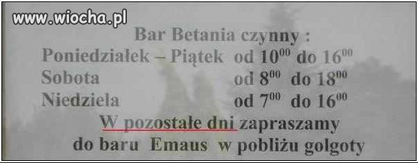 W Emausie to na pewno