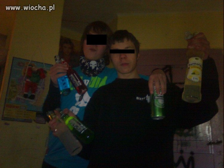 Alkohol z barku rodziców