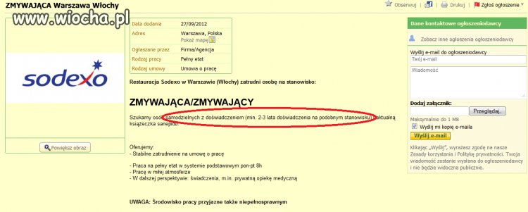Zmywająca/y