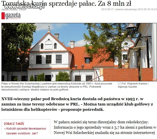 Biedny ten kościół w Polsce...