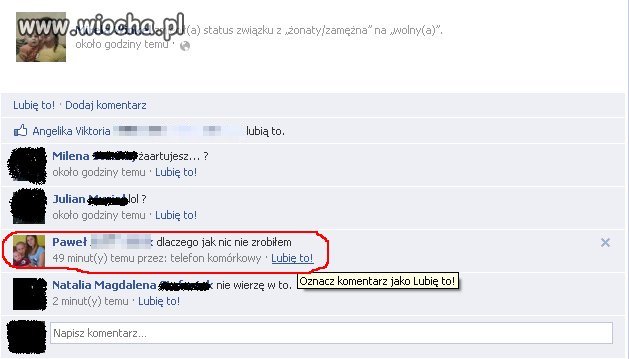 Ahh te związki na fb