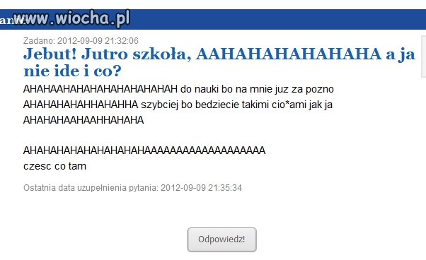 Nie ma to jak chwalić się