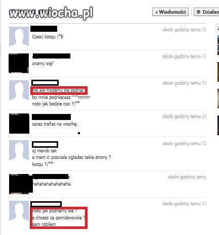 "Podryw" na pomidorówkę
