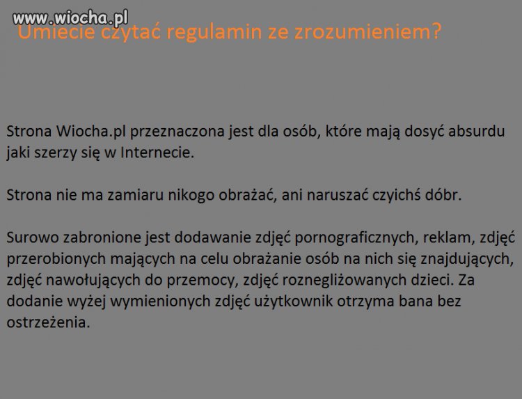 Zanim zaczniecie wstawiać beznadziejne zdjęcia..