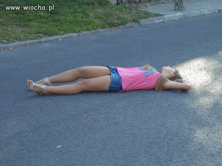 Słitt focia na drodze zawsze spoko. 