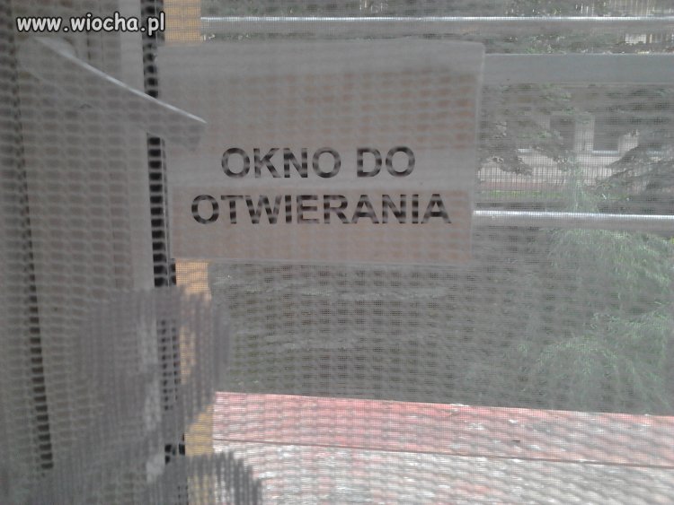 Okno do otwierania