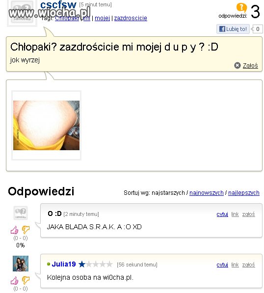 Głupota nie zna granic ...