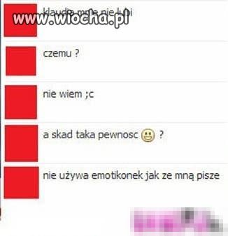 Ona mnie nie lubi 