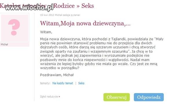 "Byłaś pierwszą moją dziewczyną,
