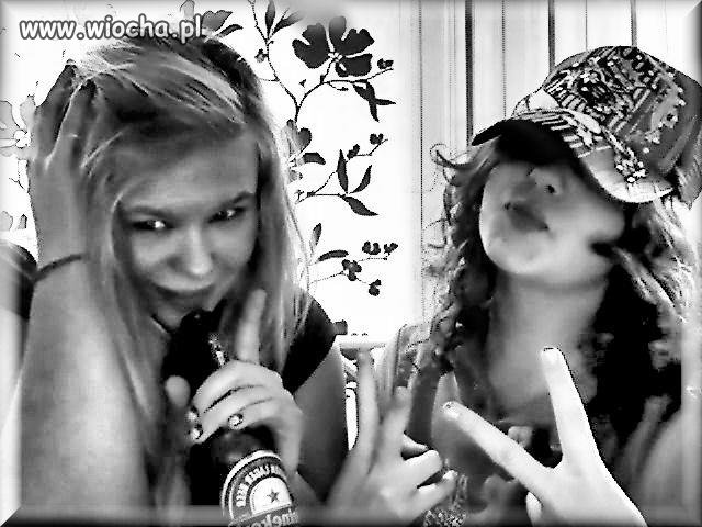 Dwie 14-latki i oczywiście heineken...