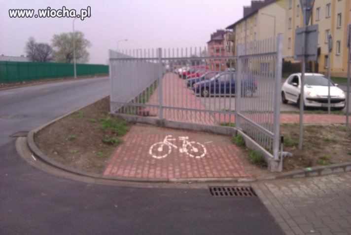 Droga rowerowa w Krakowie