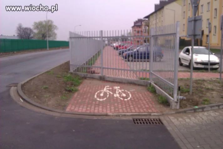 Droga rowerowa w Krakowie