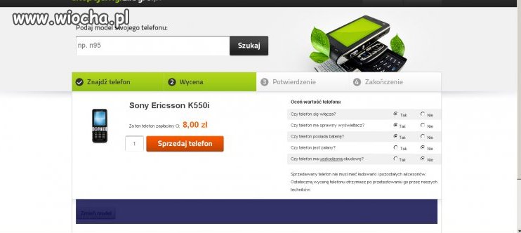 Skupujemy allegro!! Sprawny fon za 8 zł Wiocha!