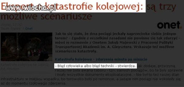 Życzę powodzenia z takimi ekspertami