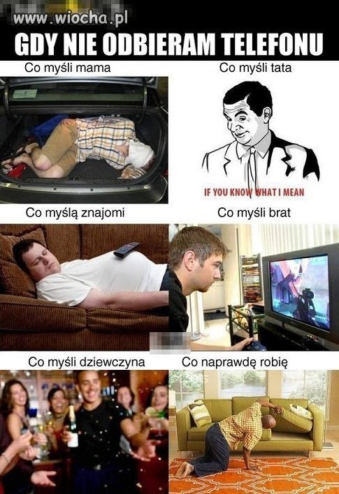 Gdy nieodbieram fona