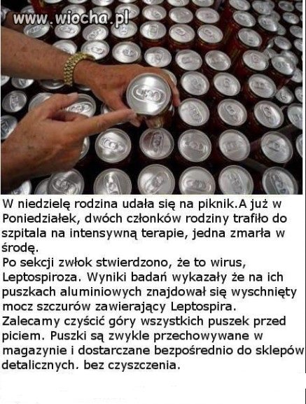 Do wszystkich którzy lubią piwo  z puszki.