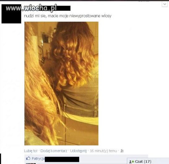 Bo od tego jest facebook, aby oglądać czyjeś