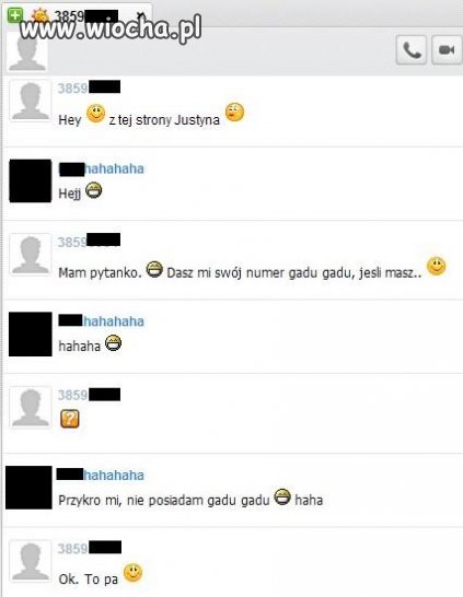 Prośba o nr GG