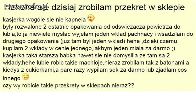 Nie wystarczy jej być żałosną złodziejką