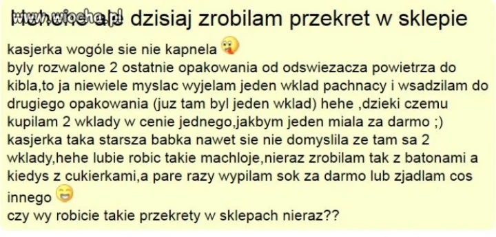 Nie wystarczy jej być żałosną złodziejką