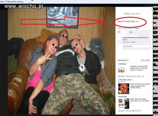 Zdjęcie pt "ale jestem fajny"