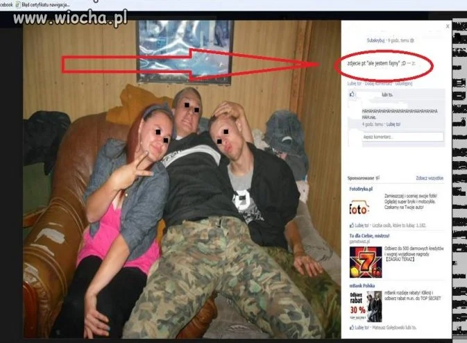 Zdjęcie pt "ale jestem fajny"