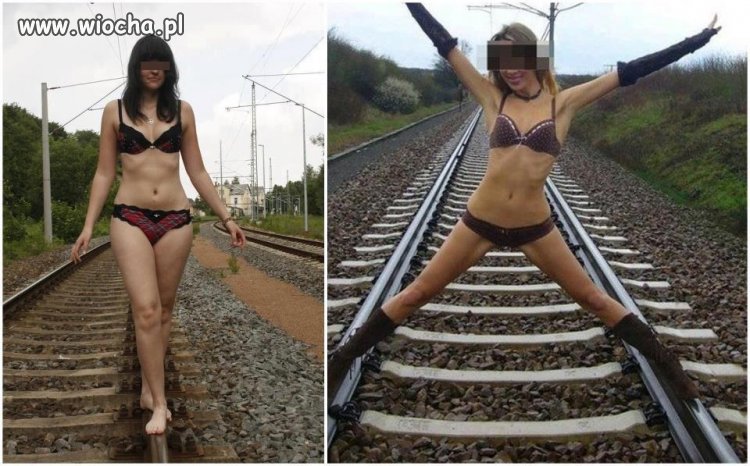 Nie ma to jak lans na torach...