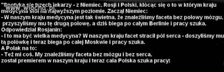 Polska medycyna najlepsza w Europie 