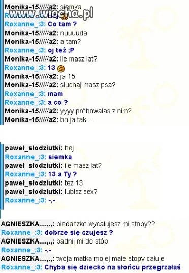 Idioci na czaterii...