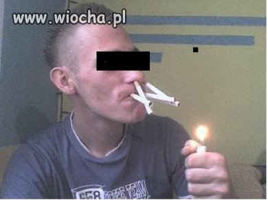 Nikotyna wyżarła mu mózg... 