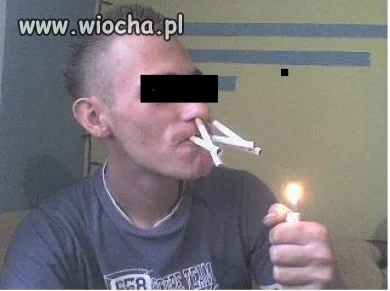 Nikotyna wyżarła mu mózg... 