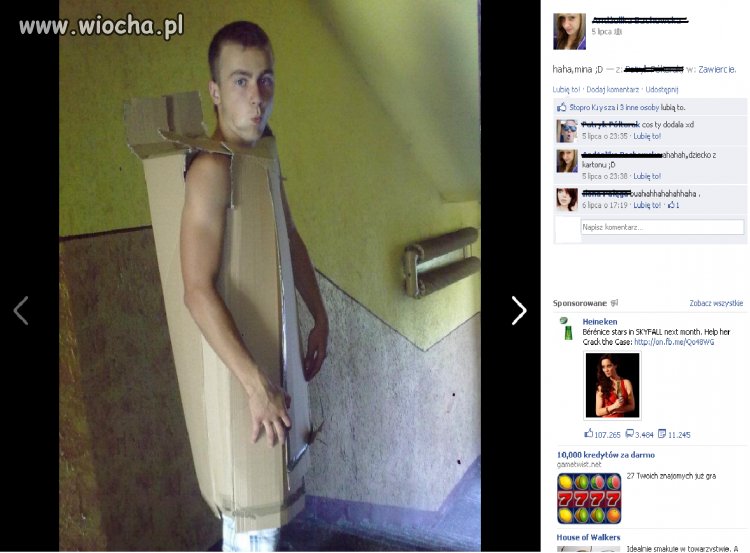 Karton na klatce