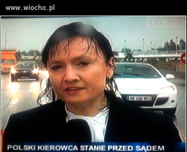 TVP nie stać na parasol dla reporterki