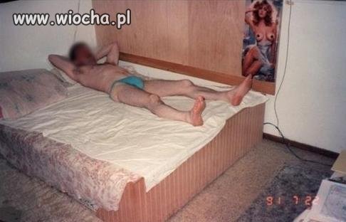 Tak odpoczywa prawdziwy mężczyzna!