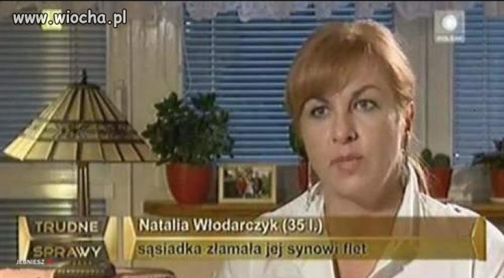 Złamany "flet"