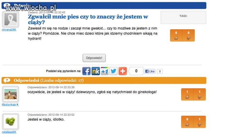 No ma problem dziewczyna.